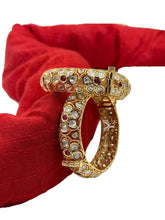 Swarnlata Flower Design Polki Kundan Kada Bangles For Women - Wedding & Festive Wear Bangles